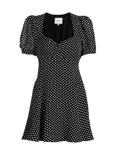 Rebecca Polka Dot Minidress