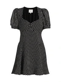 Rebecca Polka Dot Minidress