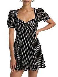 Rebecca Polka Dot Minidress