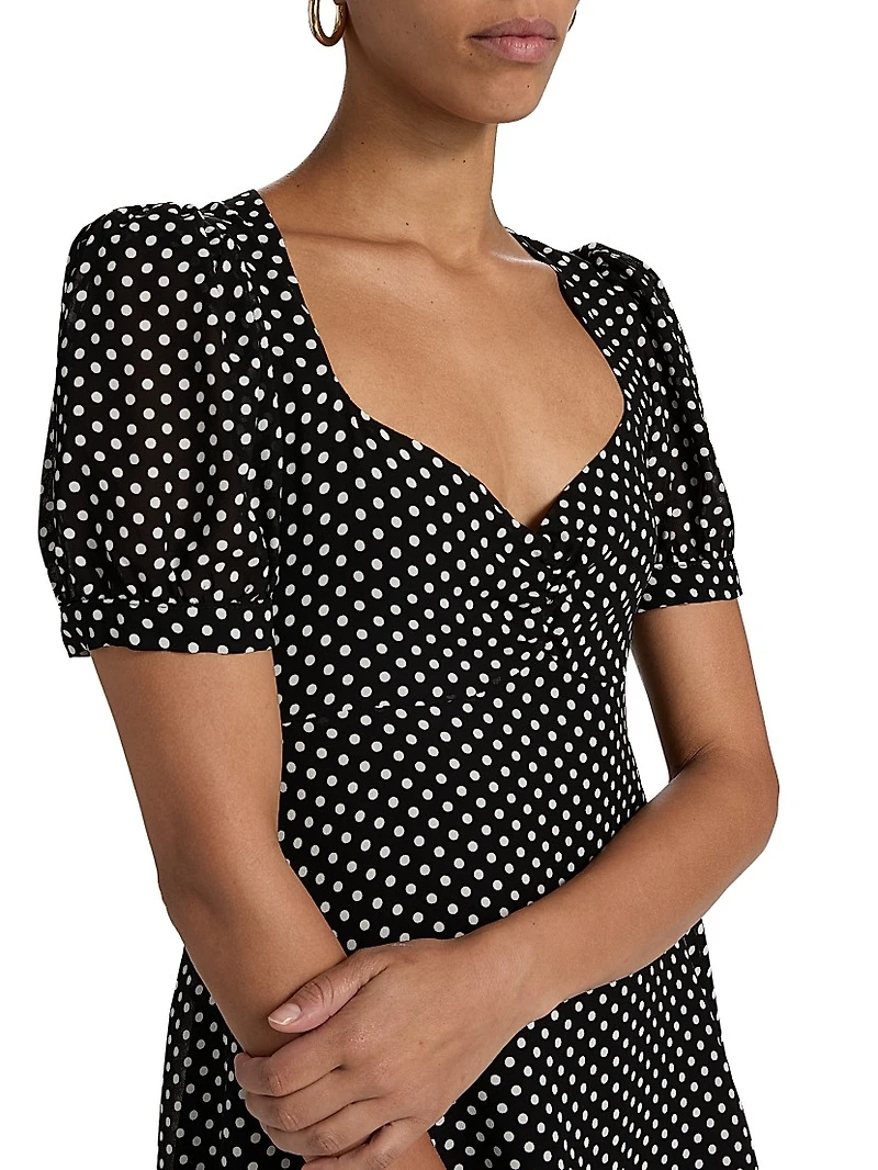 Rebecca Polka Dot Minidress