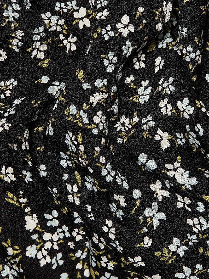 Tyra Floral Crepe Midi-Dress