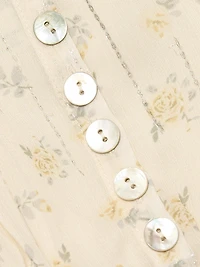 Becca Foral Tieneck Maxi Dress