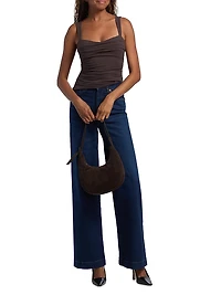 Trish Ruched Sleeveless Knit Top