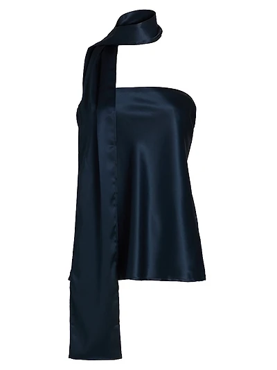 Sienna Satin Strapless Top
