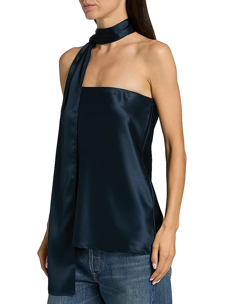 Sienna Satin Strapless Top