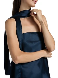 Sienna Satin Strapless Top