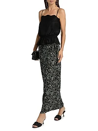 Opal Low-Waist Maxi Skirt