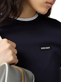 Technical Yarn Crew-Neck Sweater