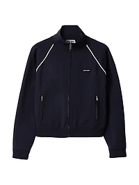 Technical Yarn Zipper Cardigan