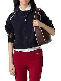 Technical Yarn Zipper Cardigan