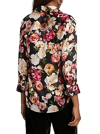 Dani Floral Silk Blouse
