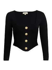 Sasha Compact Knit Corset Top