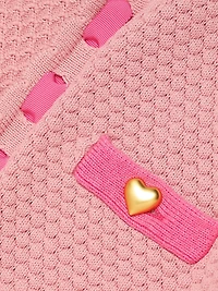 Astor Embellished Cotton-Blend Crewneck Cardigan