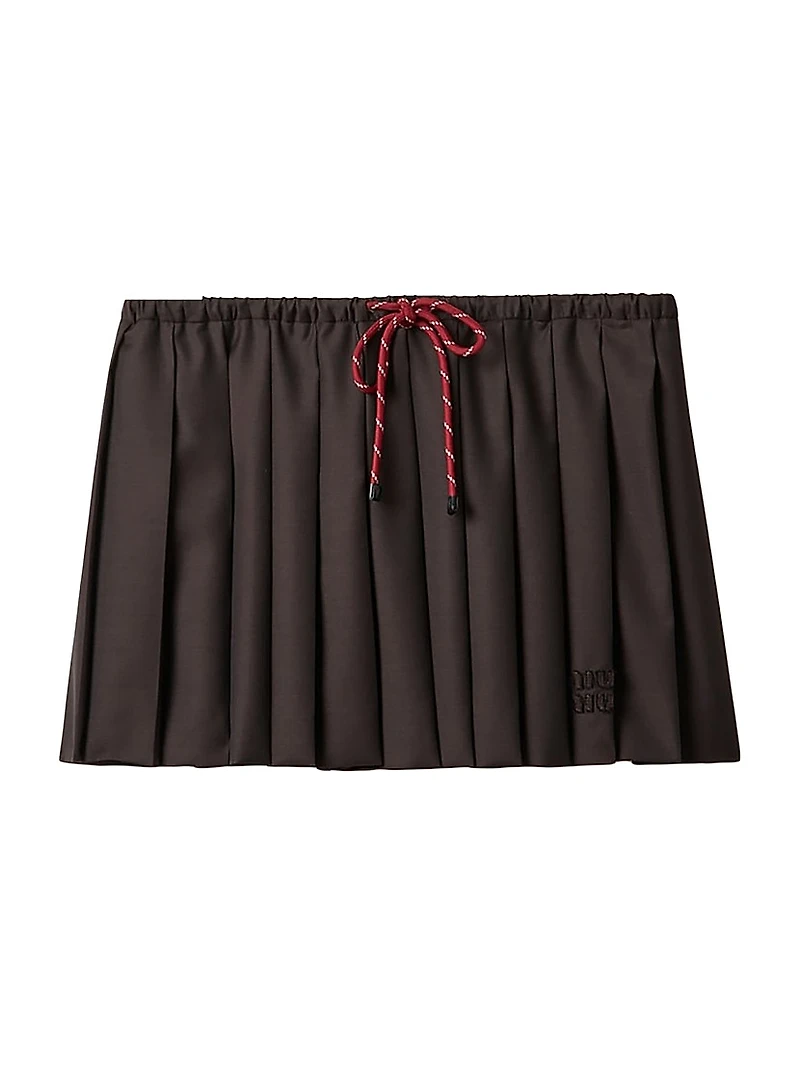 Pleated Batavia Skirt