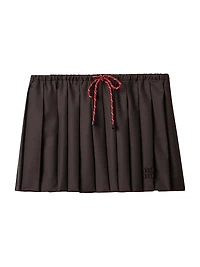 Pleated Batavia Skirt