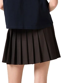 Pleated Batavia Skirt