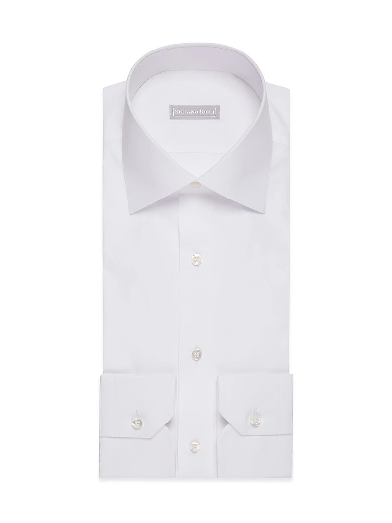 Classic Cotton Button-Front Shirt
