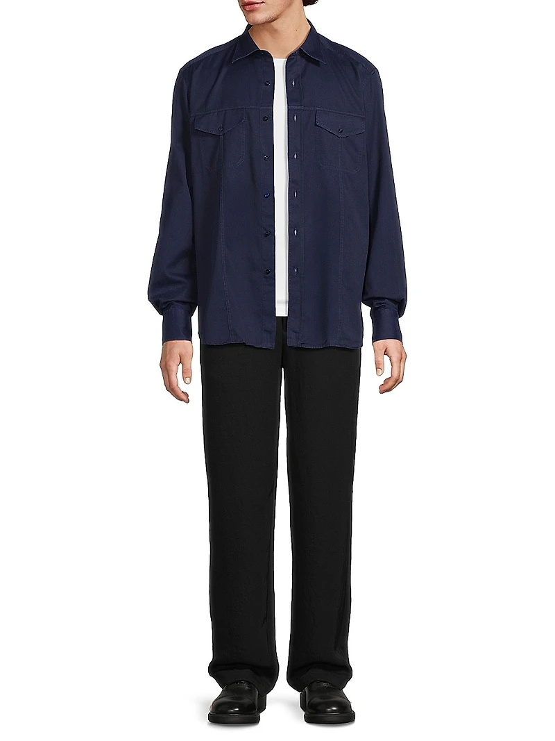 Cotton Poplin Shirt