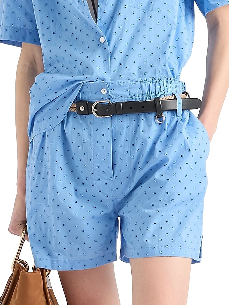 Eyelet Lace Bermudas
