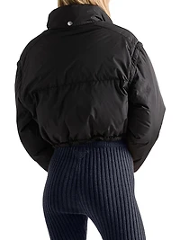 Cropped Re-Nylon Down Jacket