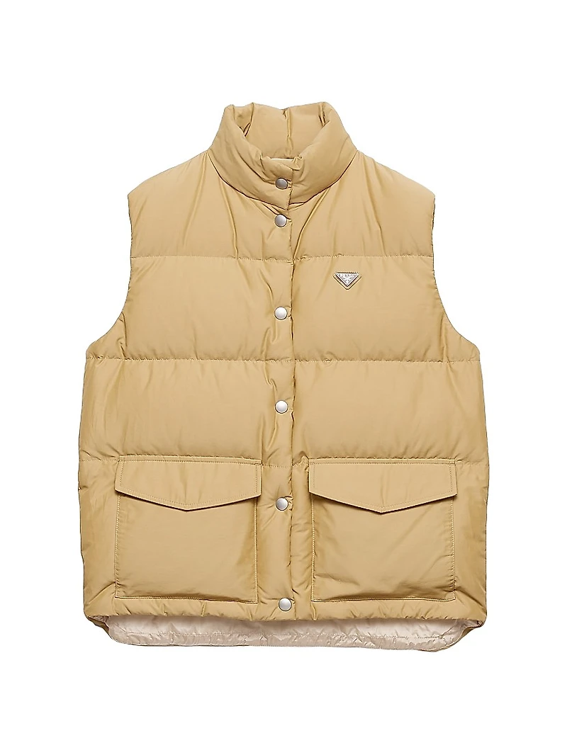 Medium-Weight Technical Fabric Down Vest