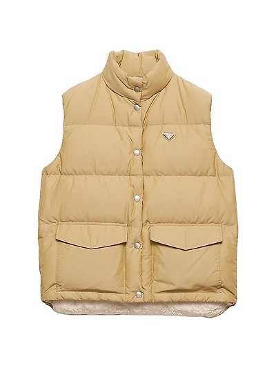 Medium-Weight Technical Fabric Down Vest