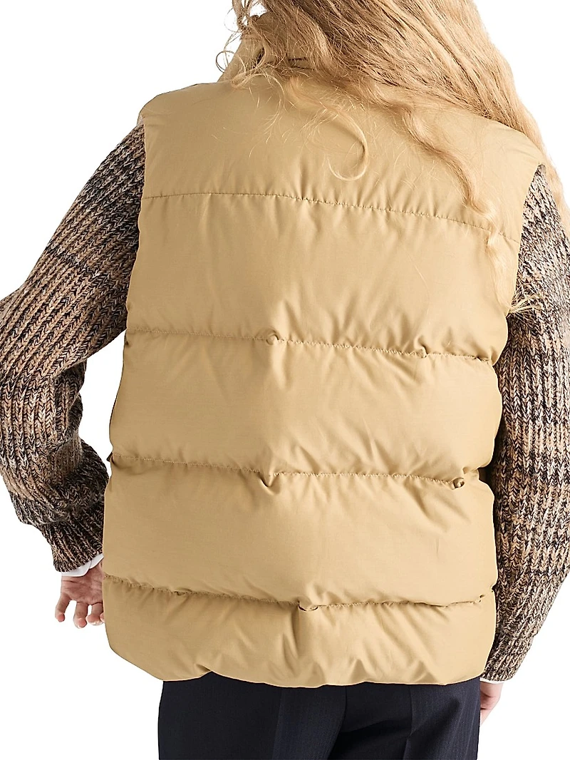 Medium-Weight Technical Fabric Down Vest