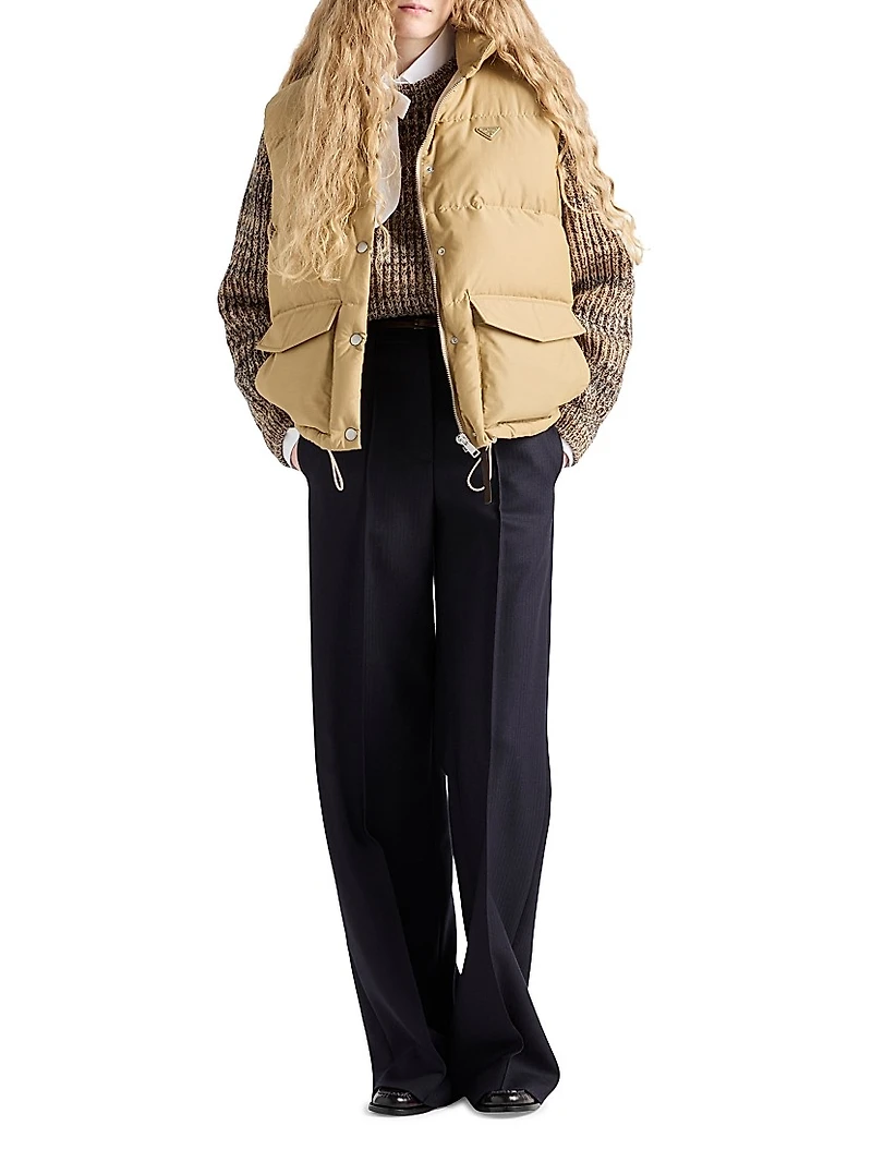 Medium-Weight Technical Fabric Down Vest