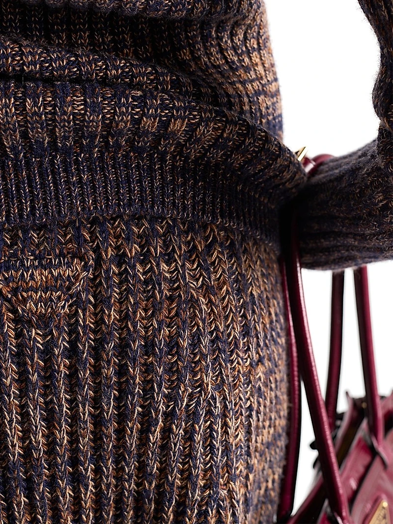 Wool and Cashmere Knit Skirt