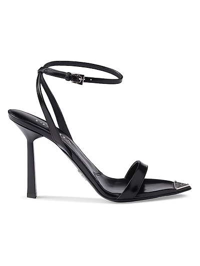 Brushed Leather Sandals