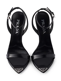 Brushed Leather Sandals