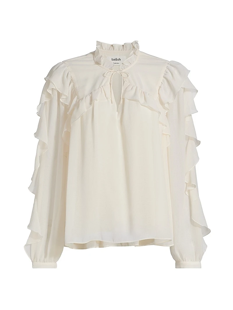 Nils Ruffle Blouse