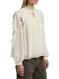 Nils Ruffle Blouse