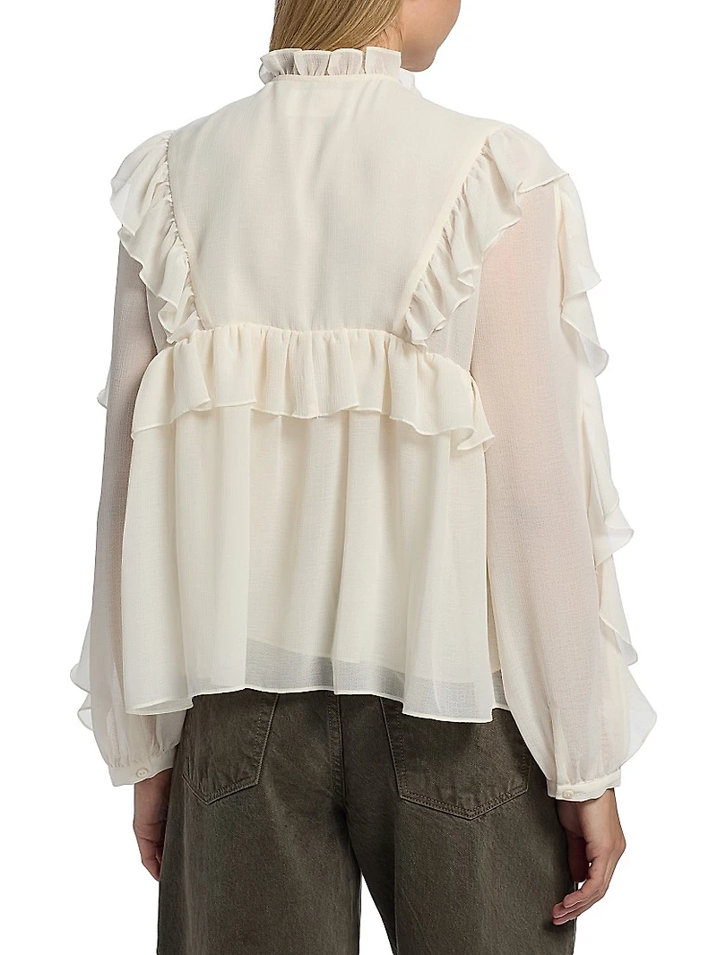 Nils Ruffle Blouse