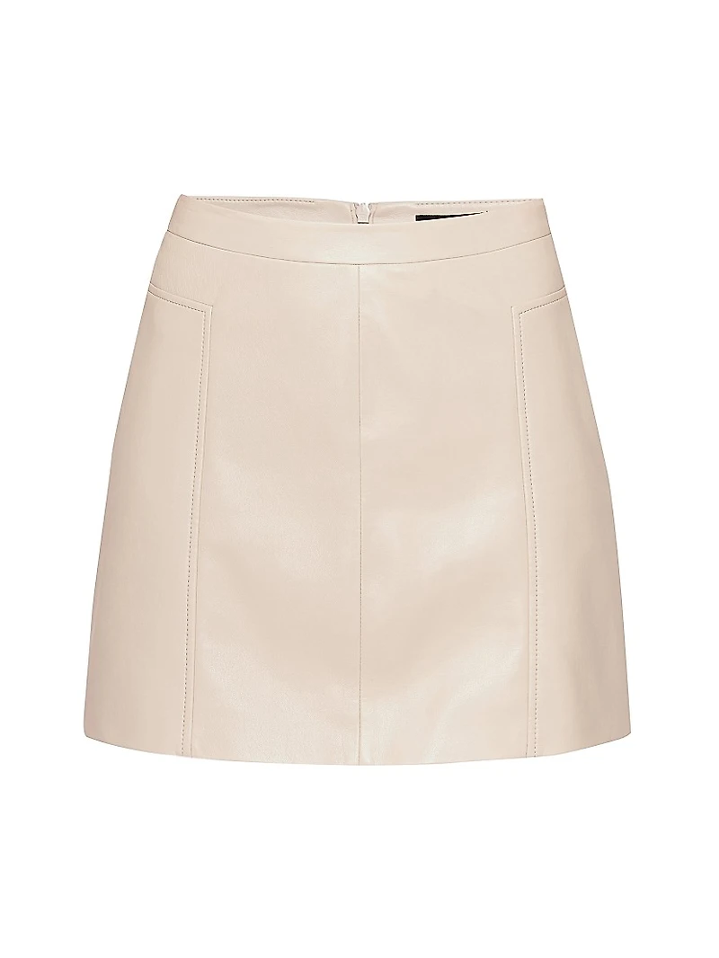 Ainsley Leather Skirt