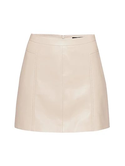 Ainsley Leather Skirt