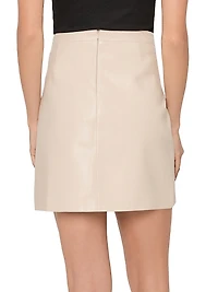 Ainsley Leather Skirt