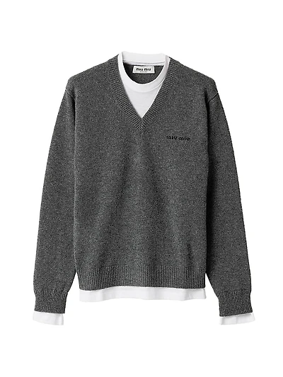 Cashmere V Neck Sweater