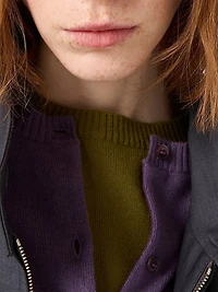 Bonded Kid Mohair and Jersey Blouson Jacket