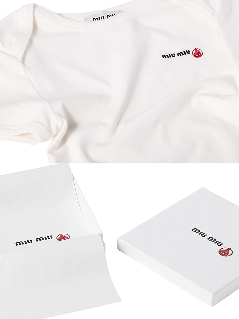 Petit Bateau x Miu Stretch Jersey Slim T-Shirt