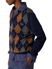 V-Necked Wool Sweater