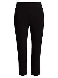 Dee Ultra-High-Rise Pedal Pusher Pants