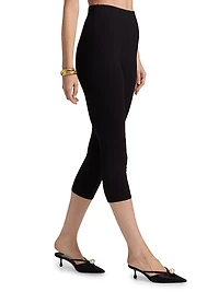 Dee Ultra-High-Rise Pedal Pusher Pants