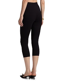Dee Ultra-High-Rise Pedal Pusher Pants