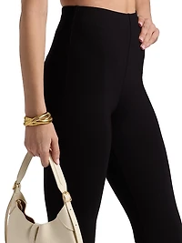 Dee Ultra-High-Rise Pedal Pusher Pants