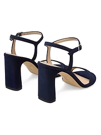 Babette 85MM Suede Sandals