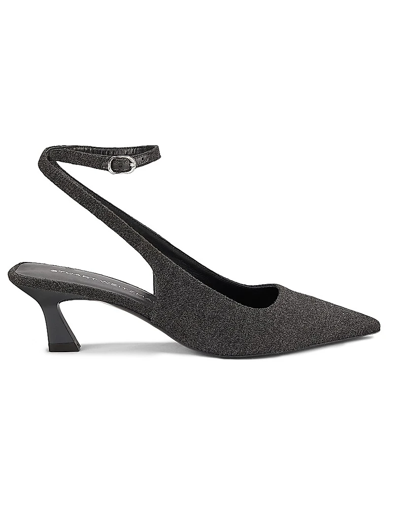Vinnie 50MM Flannel Pumps