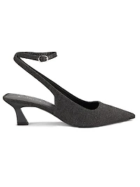 Vinnie 50MM Flannel Pumps