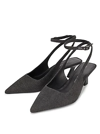 Vinnie 50MM Flannel Pumps