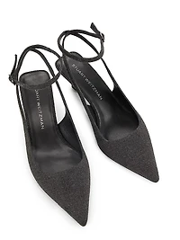 Vinnie 50MM Flannel Pumps